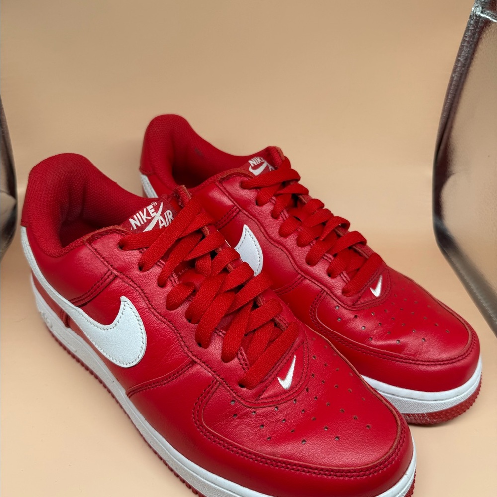 Nike Air Red and White Sneakers